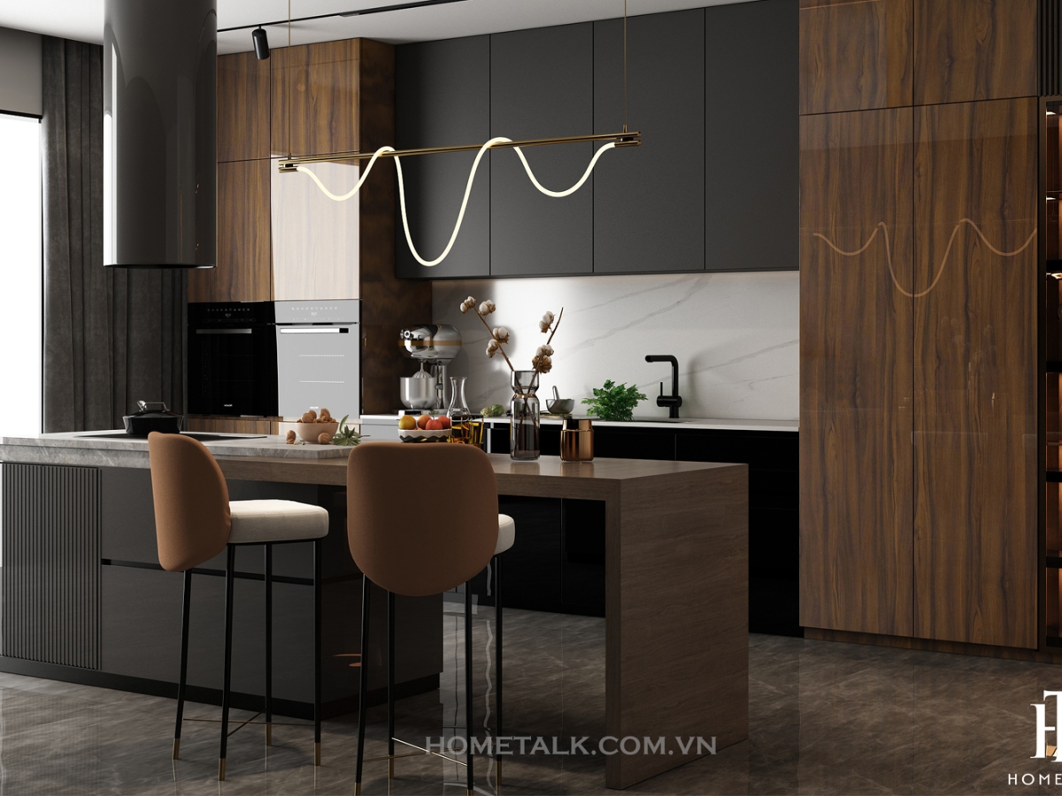 Tham khảo các mẫu thiết kế nội thất phòng bếp chung cư đẹp và hiện đại 2022